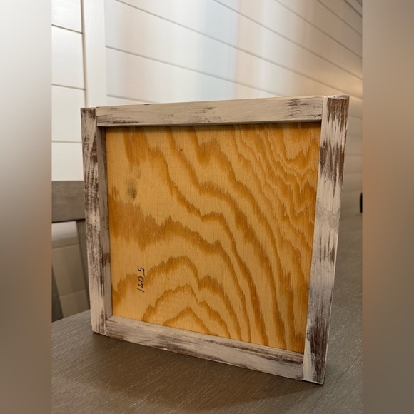 Alexa Clean The Bathroom 10 X 10 Wooden Sign Decor Black Gray - Picture 2 of 2